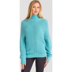 SWETER MEGA MIX Pinko. Zielone swetry damskie Pinko, xs, bez wzorów, z dzianiny, bez rękawów, bez kaptura. Za 521,40 zł.