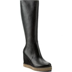 Buty zimowe damskie: Kozaki KABAŁA – 239-494-516-1-00-01-01 Czarny
