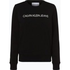 Calvin Klein Jeans - Damska bluza nierozpinana, czarny. Czarne bluzy damskie Calvin Klein Jeans, m, z napisami, z jeansu. Za 299,95 zł.