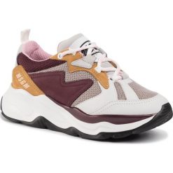 Sneakersy MSGM - Scarpa Donna 2741MDS2086 704 20 Bordowy Kolorowy. Czerwone półbuty damskie MSGM, na co dzień, bez wzorów, ze skóry, bez obcasa, na płaskiej podeszwie, bez zapięcia. W wyprzedaży za 939,00 zł.