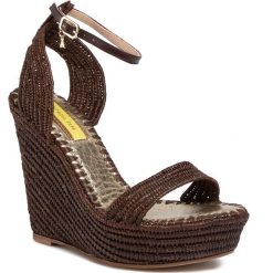 Espadryle PATRIZIA PEPE - 2V9477/A7D1-B691 Ebony. Pomarańczowe espadryle damskie Patrizia Pepe, bez wzorów, ze skóry, bez obcasa, na obcasie. Za 1199,00 zł.