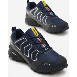 Granatowe Buty Sportowe New Beginnings. Niebieskie buty sportowe męskie Born2be, z materiału, na sznurówki. Za 119,99 zł.