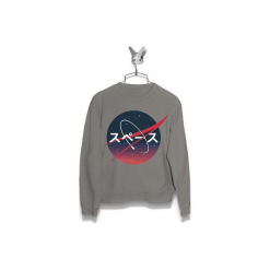 Bluza Nasa Japońska Męska. Szare bluzy męskie Failfake, m. Za 160,00 zł.