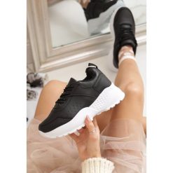 Czarno-Białe Sneakersy Baker. Czarne sneakersy damskie Renee. Za 99,99 zł.