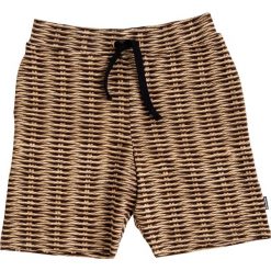 Szorty męskie Basket Case S. Brązowe spodenki i szorty męskie Snurk, z nadrukiem, z elastanu, eleganckie. Za 193,00 zł.