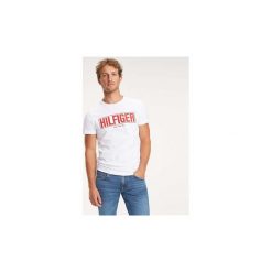 T-shirty z krótkim rękawem Tommy Hilfiger MW0MW09824. Białe t-shirty męskie TOMMY HILFIGER, s, bez wzorów, bez kołnierzyka, krótkie. Za 131,30 zł.