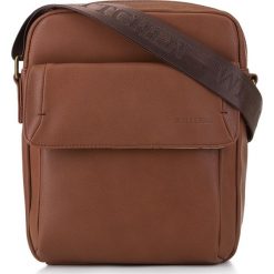 Torba. Czarne torby męskie skórzane Wittchen, w paski, ze skóry ekologicznej, małe. Za 259,90 zł.