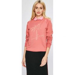 Femi Stories - Bluza Palms. Różowe bluzy damskie Femi Stories, s, z nadrukiem, z elastanu, bez rękawów, bez kaptura. W wyprzedaży za 79,90 zł.