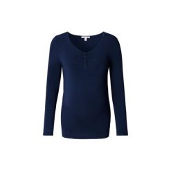 Esprit Bluzka z długim rękawem dla kobiet w ciąży blue - niebieski. Niebieskie bralety marki Esprit, z elastanu, z długim rękawem. Za 145,00 zł.