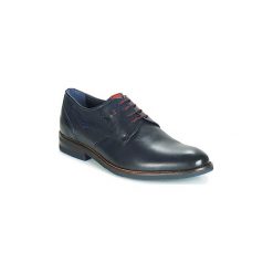 Derby Fluchos OLLYMPO. Niebieskie półbuty męskie Fluchos, bez wzorów, bez zapięcia. Za 569,00 zł.