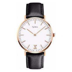 Zegarek Zemge Zegarek damski 36 mm z kolekcji CLASSIC Czarny / Złoty ZC0603W uniwersalny. Żółte zegarki damskie Zemge, złote. Za 332,10 zł.