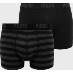 Puma - Bokserki (2 pack). Niebieskie bokserki męskie Puma, bez wzorów, z elastanu. W wyprzedaży za 79,90 zł.