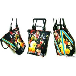 1286 art MIMA bag UNI & Szymon Kurpiewski print. Szare torebki klasyczne damskie marki Pakamera, w paski, biznesowe, przez ramię, bez dodatków. Za 399,00 zł.
