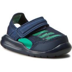 Sandały adidas - FortaSwim I BA9375 Conavy/Corgrn/Conavy. Niebieskie sandały męskie Adidas, ze skóry ekologicznej. Za 129,00 zł.