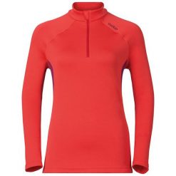 Odlo Bluza damska Midlayer 1/2 zip TAHOE czerwona r. XL (221991). Czerwone bluzy sportowe damskie marki Odlo, xl. Za 196,59 zł.