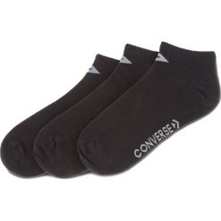 Zestaw 3 par niskich skarpet unisex CONVERSE - E747B-3010 Czarny. Czarne skarpetki damskie Converse, z elastanu. Za 39,00 zł.