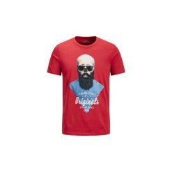 T-shirty z krótkim rękawem Jack Jones 12138445 RART FUNNYSKULL. Czerwone t-shirty męskie Jack & Jones, m, bez wzorów, bez kołnierzyka, krótkie. W wyprzedaży za 87,95 zł.