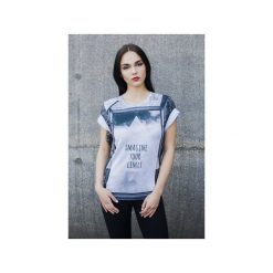 T-shirt Imagine Your Limit. Szare t-shirty damskie Bahabay, xs, z nadrukiem, z bawełny, bez kołnierzyka. Za 83,30 zł.