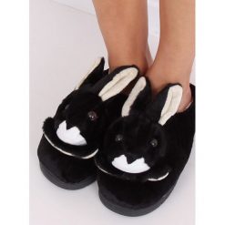 Kapcie damskie króliczki czarne MA17 BLACK. Czarne kapcie damskie obuwie damskie, z gumy. Za 69,99 zł.
