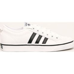 Adidas Originals - Tenisówki Nizza. Białe trampki i tenisówki damskie adidas Originals, bez wzorów, z gumy, na sznurówki. W wyprzedaży za 249,90 zł.