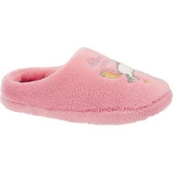Kapcie damskie Casa mia różowe. Czerwone kapcie damskie marki Casa mia, z materiału. Za 29,90 zł.