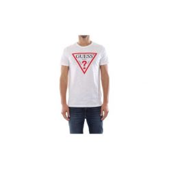T-shirty z krótkim rękawem Guess M92I17 K6XNO KOSZULKI I OS_ONY ZBIORNIKA m__czyzna WHITE. Białe koszulki męskie Guess, xl, z aplikacjami, bez kołnierzyka, z krótkim rękawem, krótkie. Za 120,41 zł.