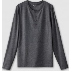 T-shirty męskie: Bawełniany t-shirt z rozcinanym dekoltem