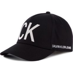 Czapka CALVIN KLEIN JEANS - J Ck Jeans Cap W K60K605693 016. Czarne czapki męskie Calvin Klein Jeans, bez wzorów, z bawełny. W wyprzedaży za 109,00 zł.