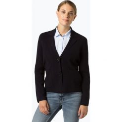 Marc O'Polo - Blezer damski, niebieski. Niebieskie bolerka i narzutki damskie Marc O'Polo, s, bez wzorów, z dzianiny, bez rękawów. Za 749,95 zł.
