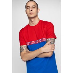 T-shirt męski TSM230 - kobalt. Szare koszulki męskie 4f, m, bez wzorów, bez kołnierzyka, bez rękawów. W wyprzedaży za 49,99 zł.