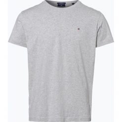 Gant - T-shirt męski, szary. Szare t-shirty męskie GANT, m, z haftami, z bawełny. Za 129,95 zł.