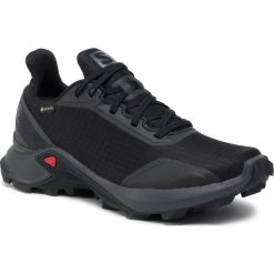 Buty SALOMON - Alphacross Gtx W 408056 20 V0 Black/Ebony/Black. Czarne buty sportowe damskie Salomon, bez wzorów, z tworzywa sztucznego, sportowe, do biegania, gore-tex. W wyprzedaży za 329,00 zł.