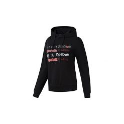 Bluzy Reebok Classic Bluza z kapturem Classics Graphic Hoodie. Czarne bluzy damskie Reebok Classic, s, bez wzorów, bez rękawów, z kapturem. Za 229,00 zł.