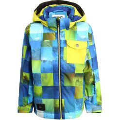 Quiksilver LITTLE Kurtka snowboardowa blue sulphur icey check. Niebieskie kurtki sportowe męskie marki Quiksilver, z poliesteru, narciarskie. W wyprzedaży za 377,10 zł.