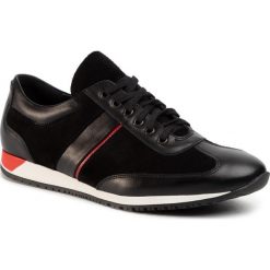 Sneakersy QUAZI - QZ-52-04-000472 601. Czarne sneakersy męskie QUAZI, na co dzień, bez wzorów, ze skóry, bez zapięcia. Za 289,00 zł.
