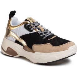 Sneakersy PEPE JEANS - Sinyu Us PLS30985 Black 999. Czarne półbuty damskie Pepe Jeans, na co dzień, bez wzorów, z jeansu, bez obcasa, na płaskiej podeszwie, bez zapięcia. Za 369,00 zł.