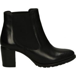 Botki damskie na zamek: Botki ocieplane - ZOE1601 BLACK