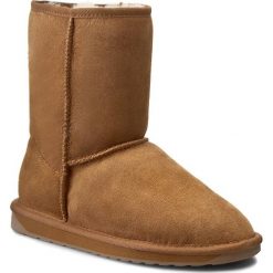 Buty EMU AUSTRALIA - Stinger Lo W10002 Chestnut 2015. Brązowe kozaki damskie EMU Australia, ze skóry. Za 729,00 zł.