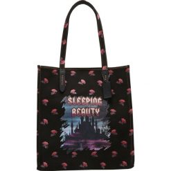 Coach DISNEY SLEEPING BEAUTY TOTE Torba na zakupy black. Czarne shopper bag damskie Coach, z motywem z bajki. Za 629,00 zł.