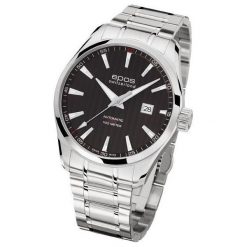 ZEGAREK EPOS Passion 3401.132.20.15.30. Czarne zegarki męskie EPOS, ze stali. Za 5350,00 zł.