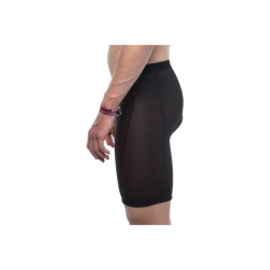 Spodenki pod szorty na rower MTB 700 męskie. Czarne bermudy męskie B'TWIN, z elastanu. Za 89,99 zł.