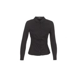 Koszule Guess OUMOUU. Czarne koszule nocne i halki Guess, l, z aplikacjami. Za 247,20 zł.