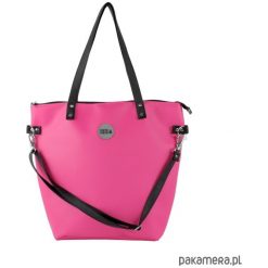 Torba Worek Waterproof Fuksja. Czarne torebki klasyczne damskie marki Pakamera. Za 169,00 zł.