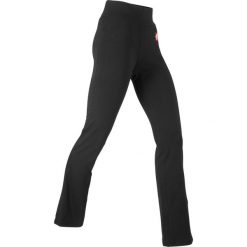 Legginsy sportowe, długie LEVEL1 bonprix czarny. Czarne legginsy damskie do fitnessu marki bonprix. Za 79,99 zł.