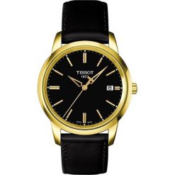 PROMOCJA ZEGAREK TISSOT T-CLASSIC T033.410.36.051.01. Czarne zegarki męskie marki TISSOT, ze stali. W wyprzedaży za 646,80 zł.