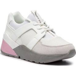 Sneakersy VERSACE JEANS - E0VTBSL2 70949 003. Szare półbuty damskie Versace Jeans, bez wzorów, z jeansu, bez obcasa, na koturnie, bez zapięcia. W wyprzedaży za 479,00 zł.