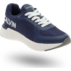 SNEAKERSY CALVIN KLEIN JEANS. Niebieskie sneakersy damskie Calvin Klein Jeans, z jeansu. Za 407,40 zł.