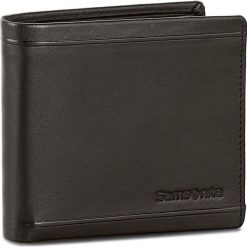 Duży Portfel Męski SAMSONITE - 001-01460-0209-01 Black. Czarne portfele męskie marki Samsonite, ze skóry. W wyprzedaży za 159,00 zł.