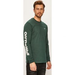 Vans - Bluza. Zielone bluzy męskie Vans, s, bez wzorów, z bawełny, z okrągłym kołnierzem, bez rękawów, bez kaptura. Za 199,90 zł.