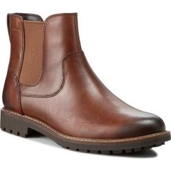 Sztyblety męskie: Sztyblety CLARKS – Montacute Top 261025017 Dark Tan Lea